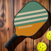 ヴィンテージスポーツストライプオレンジ色の名前 ピックルボールラケット