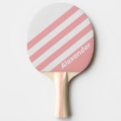 ヴィンテージスポーツストライプキス名 卓球ラケット (正面)