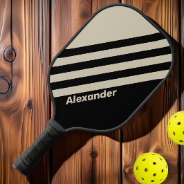 ヴィンテージスポーツストライプミッドナイト名 ピックルボールラケット