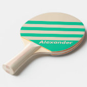 ヴィンテージスポーツストライプミントの名前 卓球ラケット (正面アングル)