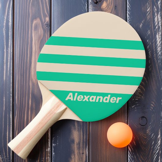 ヴィンテージスポーツストライプミントの名前 卓球ラケット
