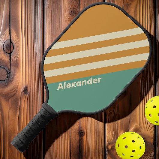 ヴィンテージスポーツストライプモスの名前 ピックルボールラケット