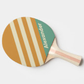 ヴィンテージスポーツストライプモスの名前 卓球ラケット (横)