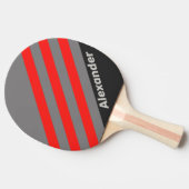 ヴィンテージスポーツストリーストライプスカイの名前 卓球ラケット (横)