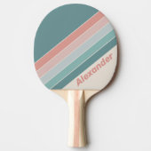 ヴィンテージスポーツソフトシーストライプのシェル名 卓球ラケット (正面)