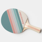 ヴィンテージスポーツソフトシーストライプのシェル名 卓球ラケット (横)