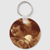 ヴィンテージスポーツテニス、愛とロマンス キーホルダー (裏面)