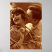 ヴィンテージスポーツテニス、愛とロマンス ポスター (正面)