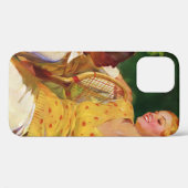 ヴィンテージスポーツテニス、愛とロマンス Case-Mate iPhoneケース (裏面 (横))