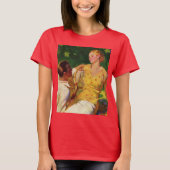 ヴィンテージスポーツテニス、愛とロマンス Tシャツ (正面)