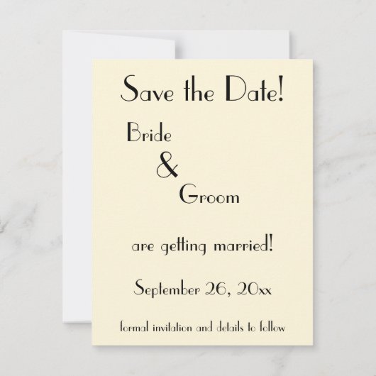 ヴィンテージスポーツテニス、結婚式の日付を保存 招待状 (裏面)