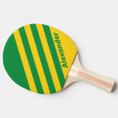 ヴィンテージスポーツトロピカルバストライプナナの名前 卓球ラケット (横)