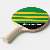 ヴィンテージスポーツトロピカルパストライプームの名前 卓球ラケット (正面アングル)