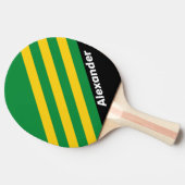 ヴィンテージスポーツトロピカルパストライプームの名前 卓球ラケット (横)