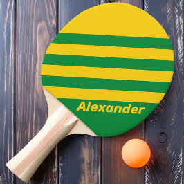 ヴィンテージスポーツトロピカルパームストライプデュアル名 卓球ラケット