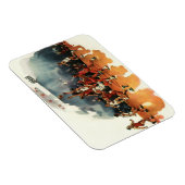 ヴィンテージスポーツバスケットボール，バスケットボール選手 マグネット (右側)