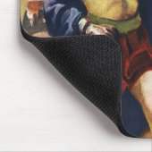 ヴィンテージスポーツボクシングボクサー離れ・ザ・リングや輪 マウスパッド (コーナー)