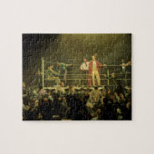 ヴィンテージスポーツボクシング、ボクサーが戦う ジグソーパズル (横)