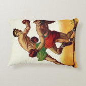 ヴィンテージスポーツボクシング、ボクサーたちの戦い アクセントクッション (裏面)