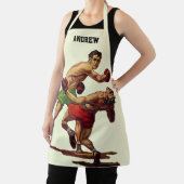 ヴィンテージスポーツボクシング、ボクサーたちの戦い エプロン (インサイチュ)