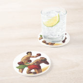 ヴィンテージスポーツボクシング、ボクサーたちの戦い コースター (側面)