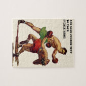 ヴィンテージスポーツボクシング、ボクサーたちの戦い ジグソーパズル (横)