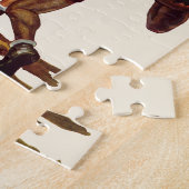 ヴィンテージスポーツボクシング、ボクサーたちの戦い ジグソーパズル (側面)