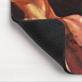 ヴィンテージスポーツボクシング、ボクサーのパンチ戦 マウスパッド (コーナー)