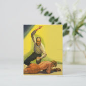 ヴィンテージスポーツボクシング、ボクサーノックアウト付きレフェリー (スタンド正面)