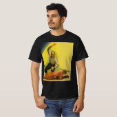 ヴィンテージスポーツボクシング、ボクサーノックアウト付きレフェリー Tシャツ (正面フル)