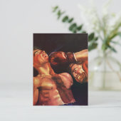 ヴィンテージスポーツボクシング，ボクサー，パンチングファイト ポストカード (スタンド正面)