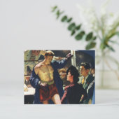 ヴィンテージスポーツボクシング、ボク離れサーのリングや輪 ポストカード (スタンド正面)