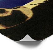 ヴィンテージスポーツボクシング、試合中のボクサー ポスター (角)