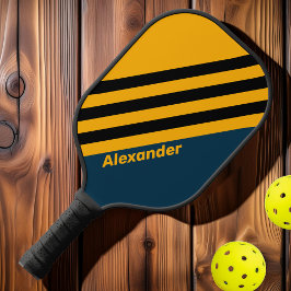 ヴィンテージスポーツムーンライストライプト潮の名前 ピックルボールラケット