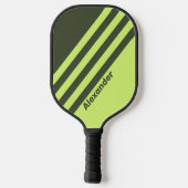 ヴィンテージスポーツモスフェード二重ストライプの名前 ピックルボールラケット (裏面)