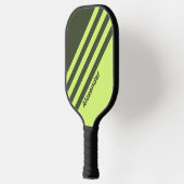 ヴィンテージスポーツモスフェード二重ストライプの名前 ピックルボールラケット (左)