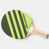 ヴィンテージスポーツモスフェード二重ストライプの名前 卓球ラケット (横)
