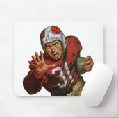 ヴィンテージスポーツランニングサッカー選手の背番号31 マウスパッド (マウス)