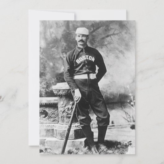ヴィンテージスポーツ写真、ボストン野球選手 (正面)