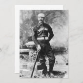 ヴィンテージスポーツ写真、ボストン野球選手 (正面/裏面)