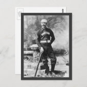 ヴィンテージスポーツ写真、ボストン野球選手 ポストカード (正面/裏面)