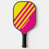 ヴィンテージスポーツ太陽の名ストライプ前ずぶぬれ ピックルボールラケット (裏面)