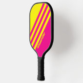 ヴィンテージスポーツ太陽の名ストライプ前ずぶぬれ ピックルボールラケット (左)