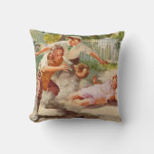 ヴィンテージスポーツ子ど遊ここも野球 クッション (正面)