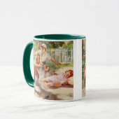 ヴィンテージスポーツ子ど遊ここも野球 マグカップ (正面左)