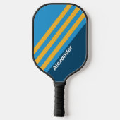 ヴィンテージスポーツ海軍ブルーストライプの名前 ピックルボールラケット (裏面)