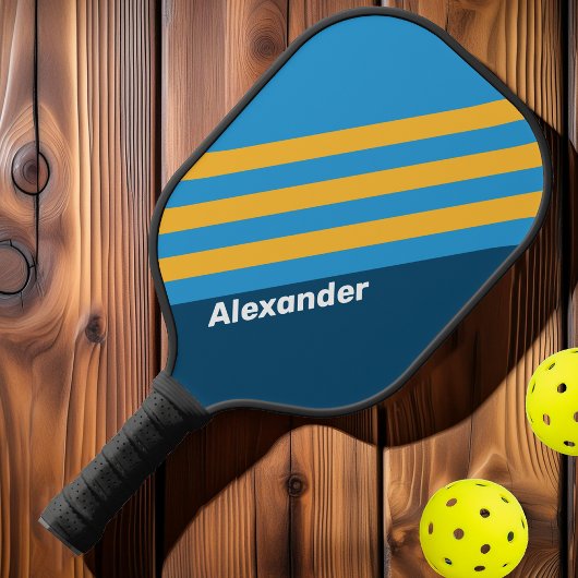 ヴィンテージスポーツ海軍ブルーストライプの名前 ピックルボールラケット