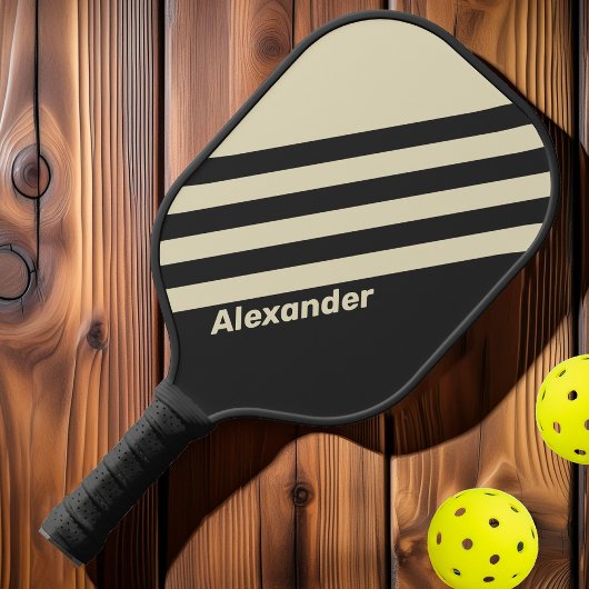 ヴィンテージスポーツ炭ストライプの名前 ピックルボールラケット
