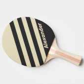 ヴィンテージスポーツ炭ストライプの名前 卓球ラケット (横)