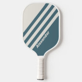 ヴィンテージスポーツ石板グストライプレイの名前 ピックルボールラケット (裏面)